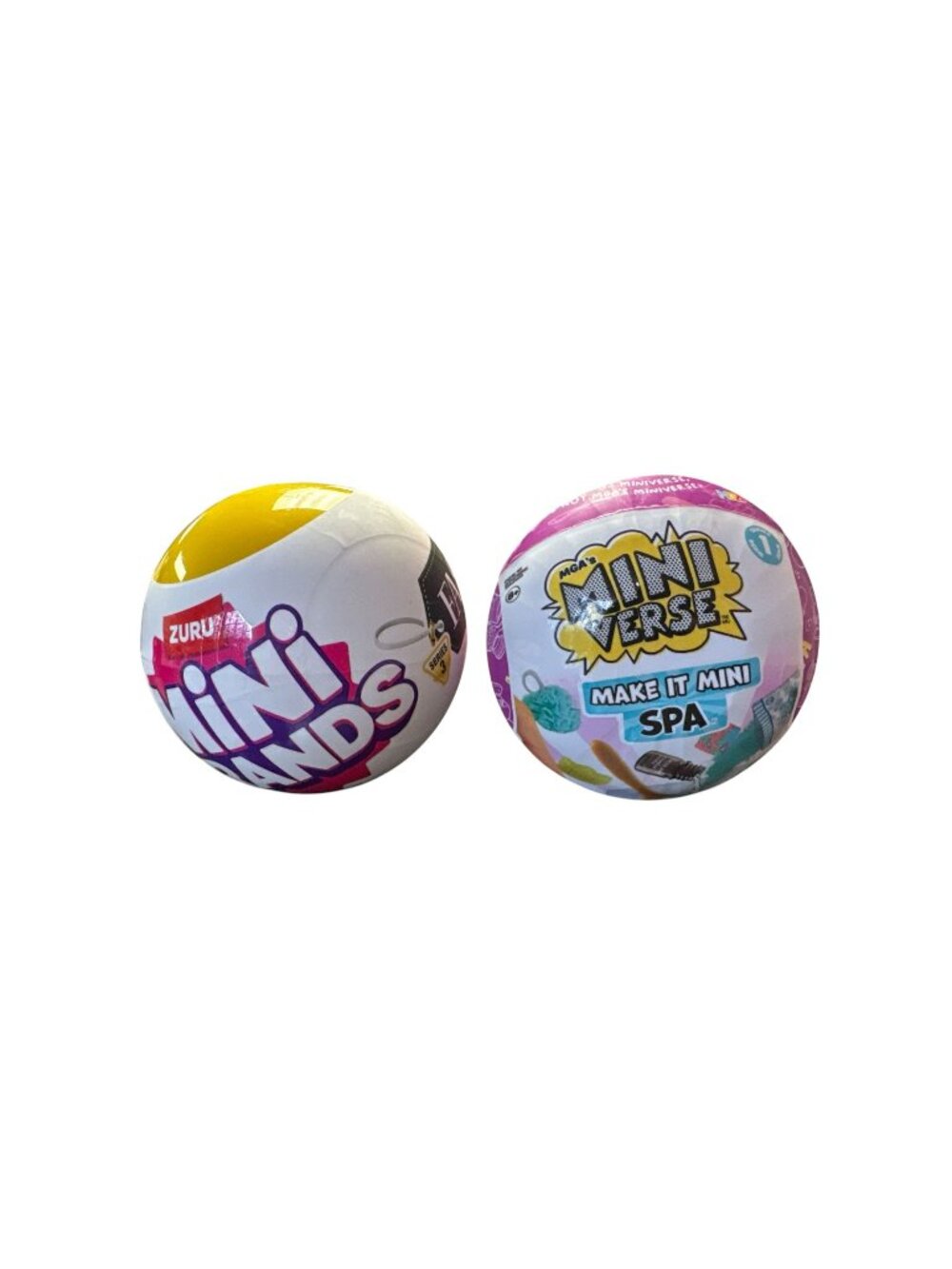 Zuru Mini Brands Fashion Series 3 & MGA Mini Verse Make It Mini Spa Collectibles